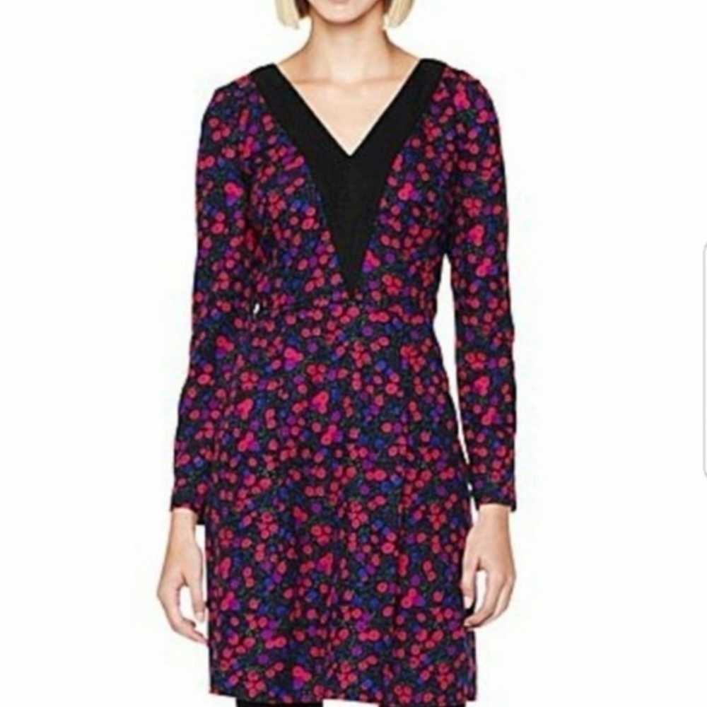 I Love ❤️ Ronson Boho Floral Print Long Sleeve Dress